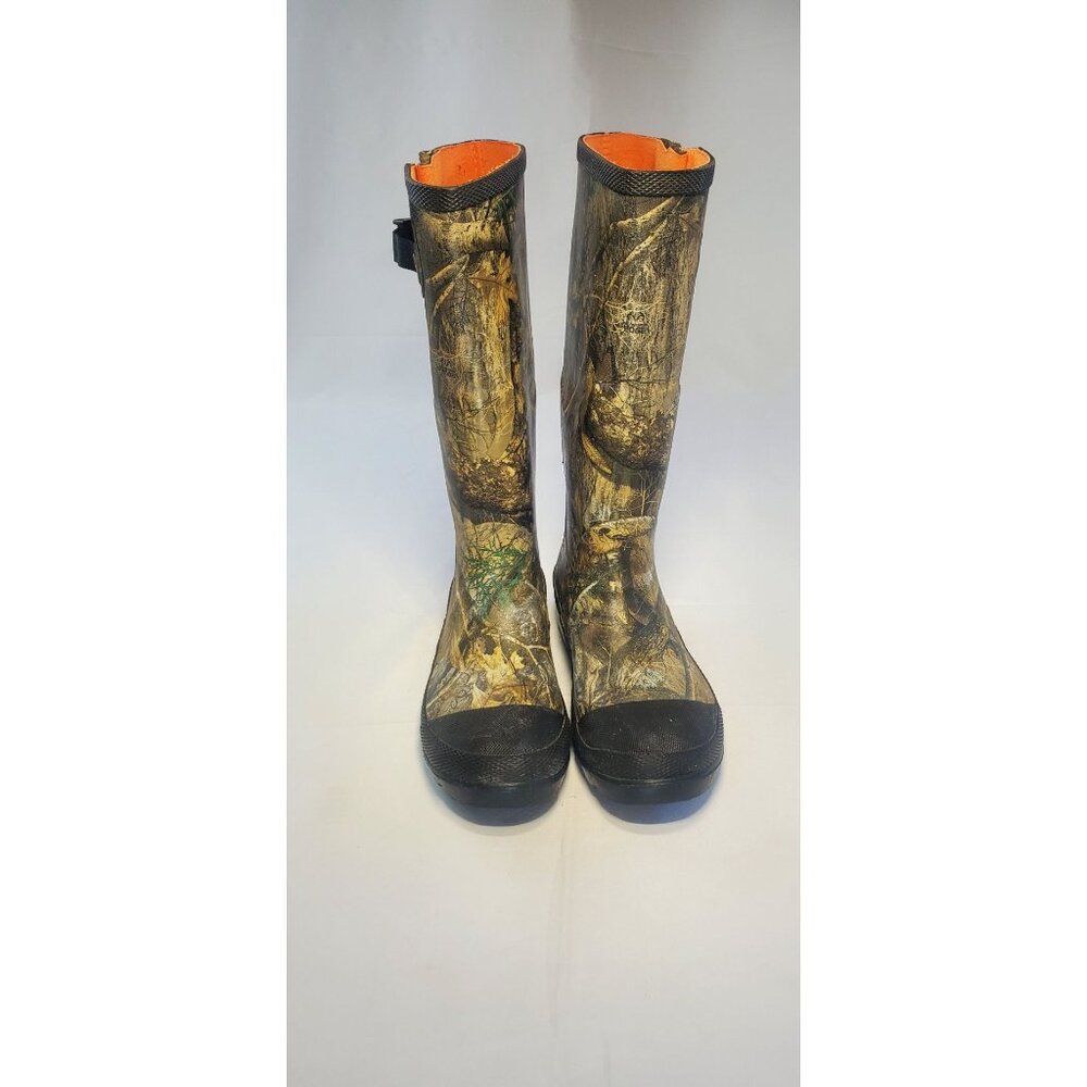 Magellan Outdoors Realtree Edge Camo Rubber Boots Men's Size 8 Upper Tall 157266